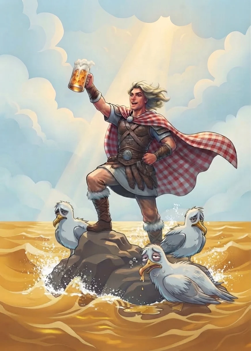 Illustration du chapitre 10 du roman Le Hamac et les Colibris : Le Viking dans Game of Thrones