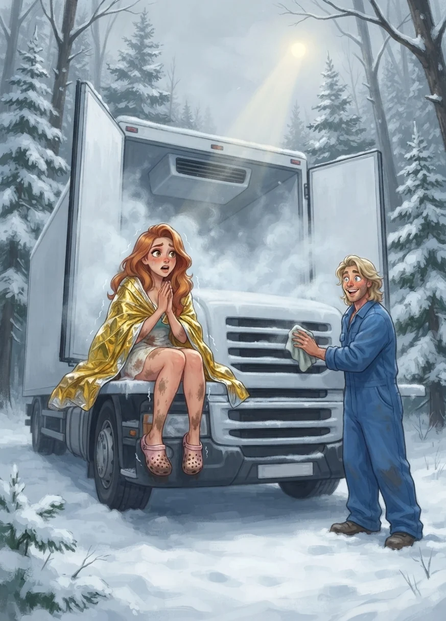 Illustration du chapitre 21 du roman Le Hamac et les Colibris : Frigo sur roues