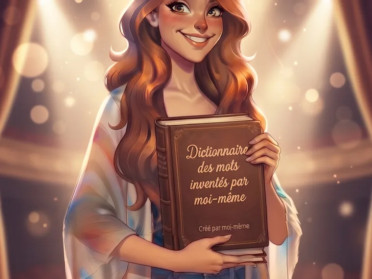 Coraline tient le dictionnaire du Hamac et les Colibris