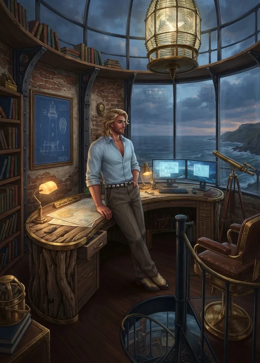 Le phare reconverti en bureau