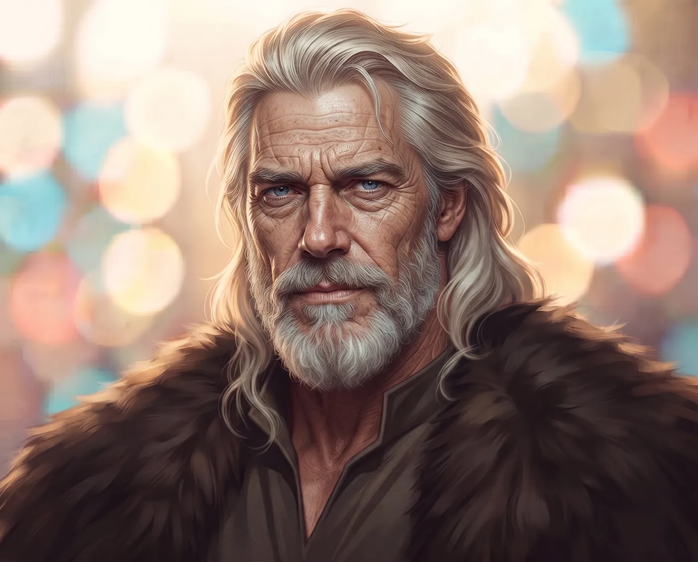 Portrait de Bjornulf af Haldorholm, le père · le roi des Vikings dans le roman Le Hamac et les Colibris de Karine Baridon.